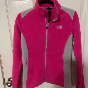 North face fleece in pink